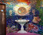 Угловая дизайнерская раковина