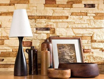 Декоративная плитка из искусственного камня - Фотографии интерьеров