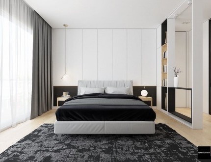 Дизайн черной спальни: фото-идей, нюансы оформления