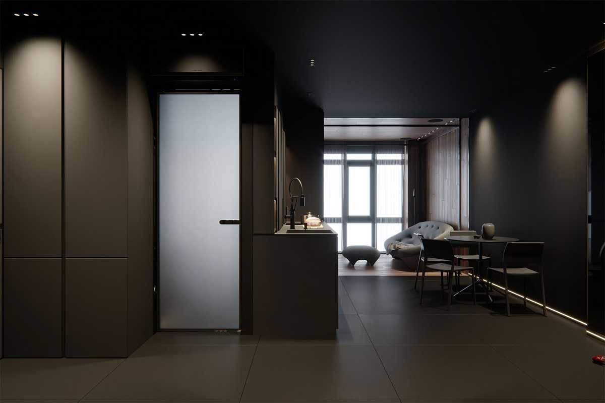 Дизайн стен в спальне с черной мебелью (40 фото)