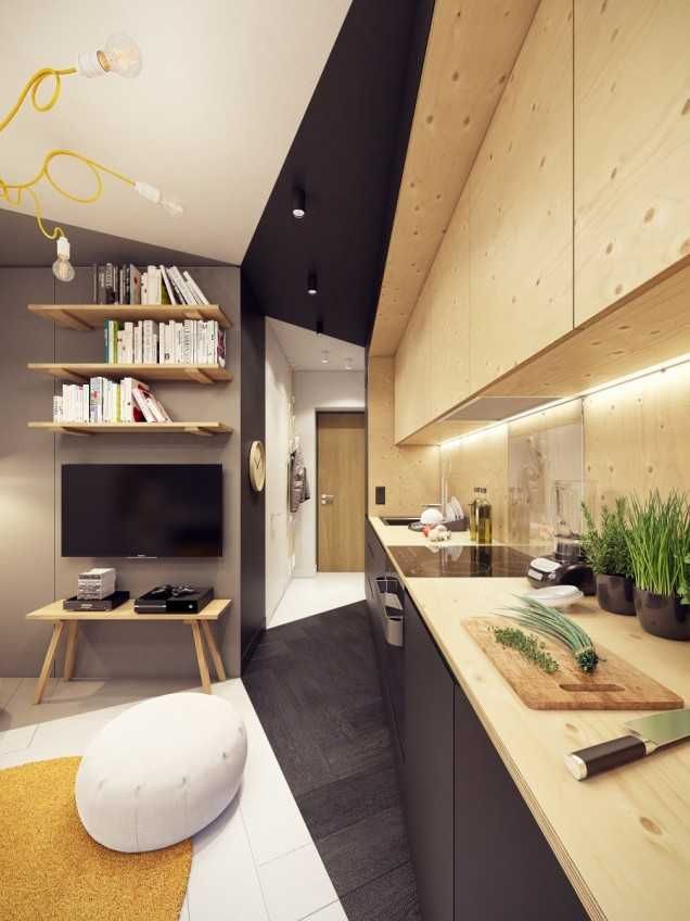 Дизайн интерьера квартир-студий