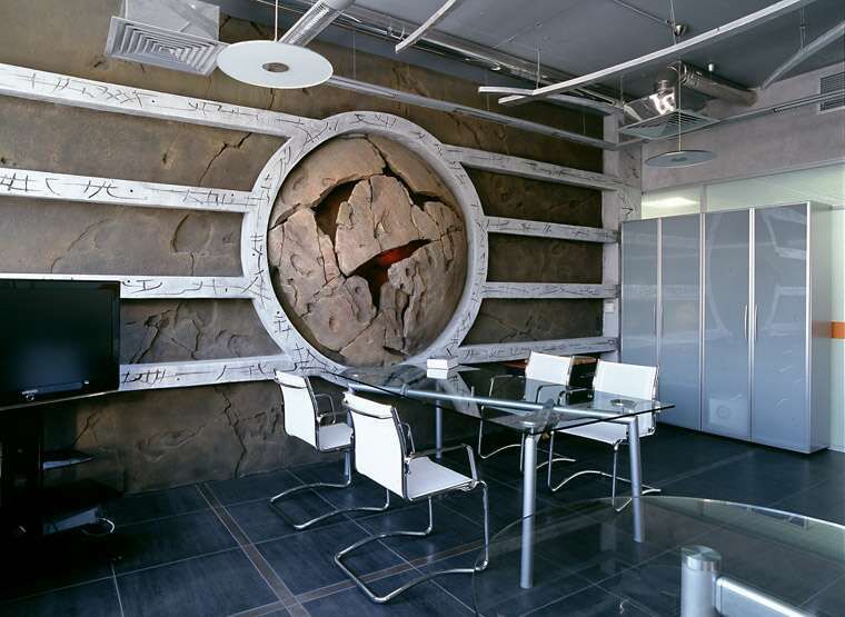 Дизайн интерьера камень и дерево на стенах (72 фото)