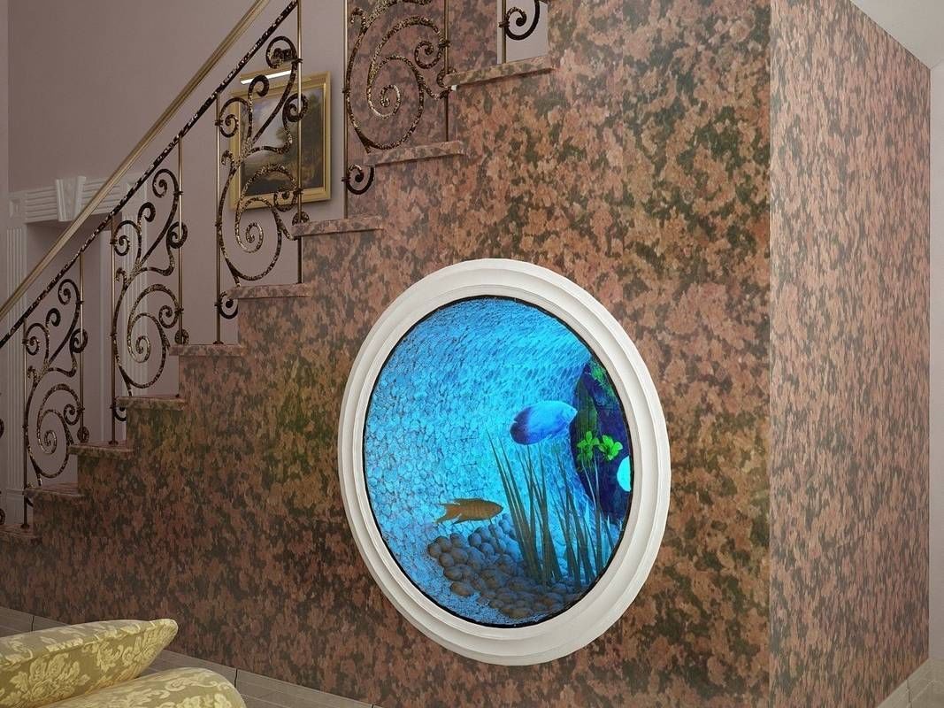 Аквариум в стене - уникальный дизайн для вашего интерьера (фото) - витамин-п-байкальский.рф